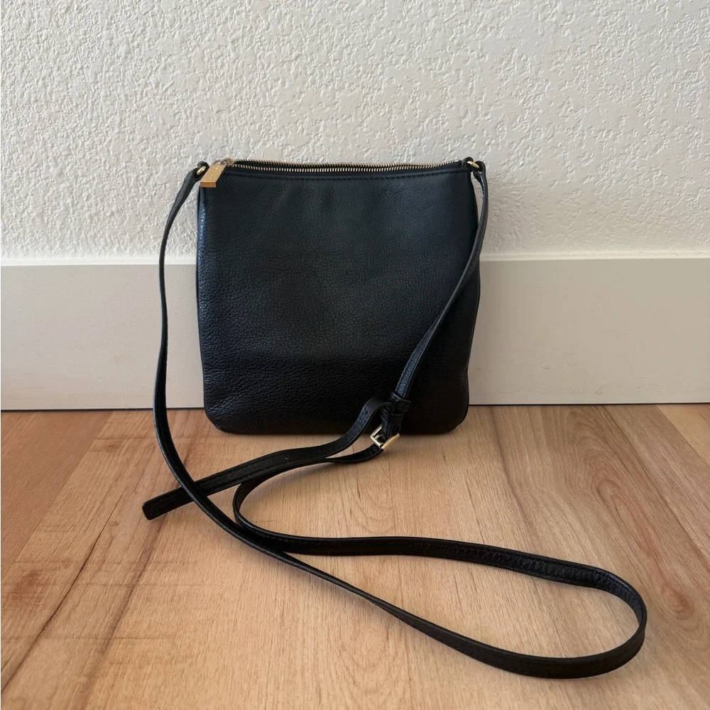Michael Kors Black Leather Crossbody Bag - Picture 2 of 2